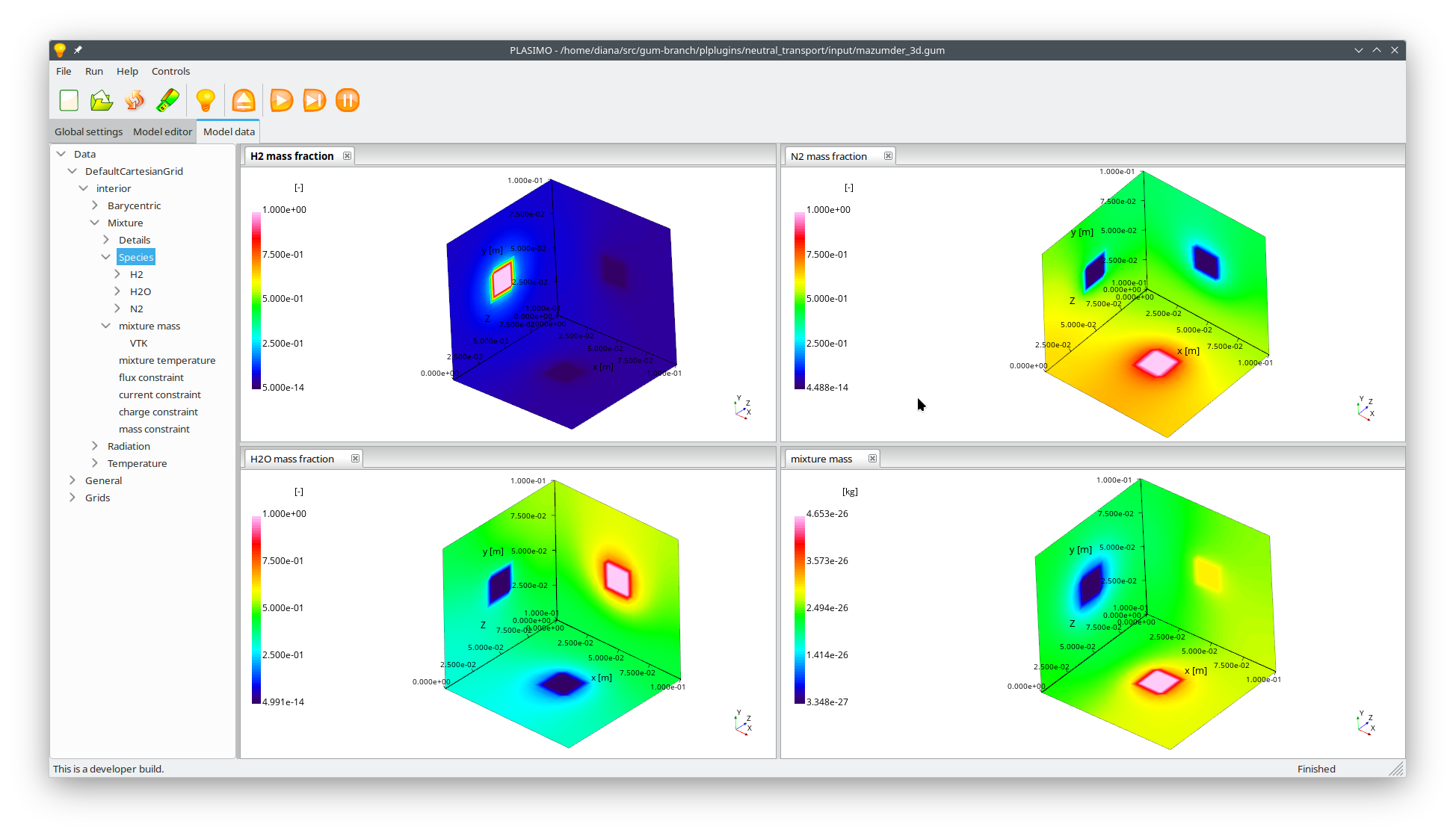 Screenshot PLASIMO 3D model